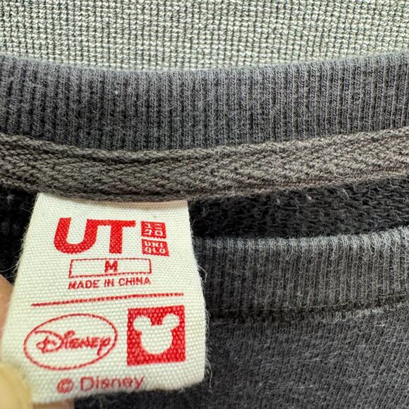 Disney Minnie Mouse X Uniqlo Women Medium Grey Pullover Kawaii Sweater Kidcore - Picture 3 of 10